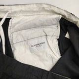 Black Weirdos レーヨンポリエステルパンツ サイズL ワイド クロップドパンツ ブラック メンズ ブラックウィドー【中古】6-0328M♪