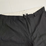 Black Weirdos レーヨンポリエステルパンツ サイズL ワイド クロップドパンツ ブラック メンズ ブラックウィドー【中古】6-0328M♪