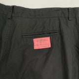 Black Weirdos レーヨンポリエステルパンツ サイズL ワイド クロップドパンツ ブラック メンズ ブラックウィドー【中古】6-0328M♪