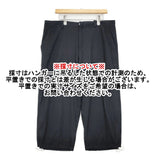 Black Weirdos レーヨンポリエステルパンツ サイズL ワイド クロップドパンツ ブラック メンズ ブラックウィドー【中古】6-0328M♪