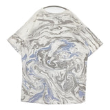 Black Weirdos Marbling TieDye Tee 21SS-TS05 サイズXL タイダイ 半袖Ｔシャツ カットソー ホワイト グレー メンズ ブラックウィドー【中古】6-0424S♪
