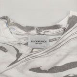 Black Weirdos Marbling TieDye Tee 21SS-TS05 サイズXL タイダイ 半袖Ｔシャツ カットソー ホワイト グレー メンズ ブラックウィドー【中古】6-0424S♪