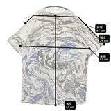 Black Weirdos Marbling TieDye Tee 21SS-TS05 サイズXL タイダイ 半袖Ｔシャツ カットソー ホワイト グレー メンズ ブラックウィドー【中古】6-0424S♪