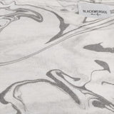 Black Weirdos Marbling TieDye Tee 21SS-TS05 サイズXL タイダイ 半袖Ｔシャツ カットソー ホワイト グレー メンズ ブラックウィドー【中古】6-0424S♪