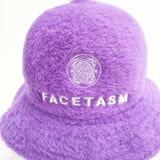 FACETASM/KANGOL ファーハット フェイクファー サイズXL 帽子 ハット パープル メンズ ファセッタズム/カンゴール【中古】5-1202T◎