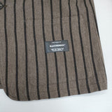 Black Weirdos 21AW-JK04 リネンウール プリント入り テーラードジャケット ブラウン メンズ ブラックウィドー【中古】5-1214T∞