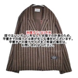 Black Weirdos 21AW-JK04 リネンウール プリント入り テーラードジャケット ブラウン メンズ ブラックウィドー【中古】5-1214T∞