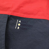 ADULT ORIENTED ROBES Rugby AOR ナイロンシャツ ワイドボーダー 10-12410408 長袖シャツ レッド ネイビー メンズ アダルトオリエンテッドローブス【中古】6-0222M♪