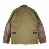 Barbour STRATHYRE WAX JACKET サイズM 1802341 エルボーパッチ ジャケット カーキ メンズ バブアー【中古】5-1214T♪