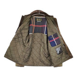 Barbour STRATHYRE WAX JACKET サイズM 1802341 エルボーパッチ ジャケット カーキ メンズ バブアー【中古】5-1214T♪