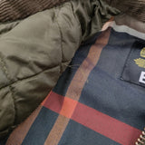 Barbour STRATHYRE WAX JACKET サイズM 1802341 エルボーパッチ ジャケット カーキ メンズ バブアー【中古】5-1214T♪