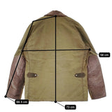 Barbour STRATHYRE WAX JACKET サイズM 1802341 エルボーパッチ ジャケット カーキ メンズ バブアー【中古】5-1214T♪
