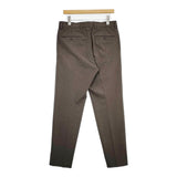 BEAUTY&YOUTH UNITED ARROWS ストレッチ チェック ワイド 1P テーパードパンツ 定価15400円 ブラウン メンズ ビューティアンドユース【中古】6-0222T♪