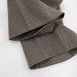 BEAUTY&YOUTH UNITED ARROWS ストレッチ チェック ワイド 1P テーパードパンツ 定価15400円 ブラウン メンズ ビューティアンドユース【中古】6-0222T♪