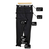 N.HOOLYWOOD RIBBED EASY PANTS 定価36900円 サイズ40 イージー リブ パンツ 24AW ブラック メンズ エヌハリウッド/ミスターハリウッド【中古】6-0320M♪