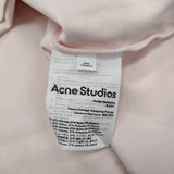 ACNE STUDIOS EXTORR LOGO RIB T-SHIRTS ポルトガル製 FN-MN-TSHI000243 半袖Ｔシャツ カットソー ライトピンク メンズ アクネストゥディオズ【中古】6-0424S♪