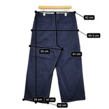 DAIWA PIER39 TECH EASY TROUSERS TWILL テックイージートラウザーツイル パンツ ネイビー メンズ ダイワ ピアサーティナイン【中古】5-1121G♪