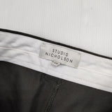 STUDIO NICHOLSON SORTE VOLUME PLEAT PANTS 定価47300円 SNM-351 XS バルーン パンツ カーキ メンズ スタジオ ニコルソン【中古】6-0222G♪