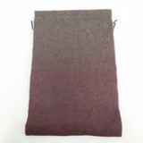 PAUL SMITH COLLECTION イギリス製 カシミヤマフラーフリンジ グラデーション ストール マフラー エンジ ブラウン パープル メンズ ポールスミスコレクション【中古】5-1202T◎