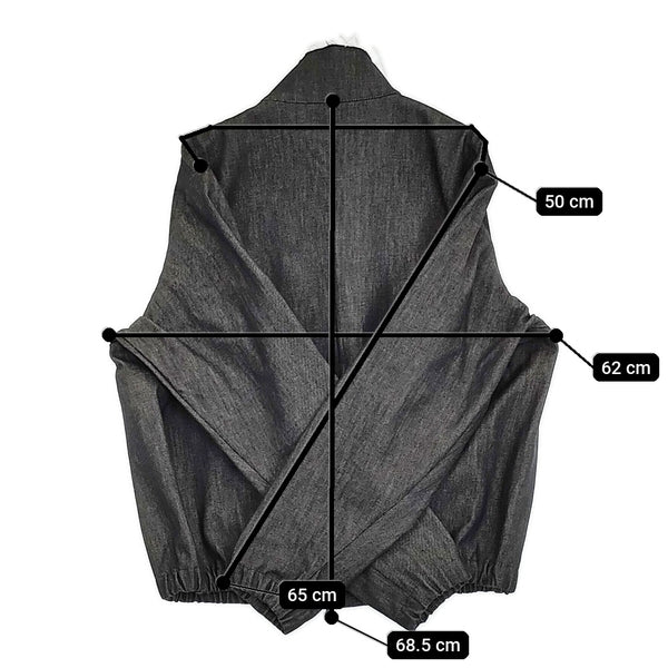 GABRIELA COLL GARMENTS NO.261 ZIPPER JACKET (BLACK DENIM) 定価