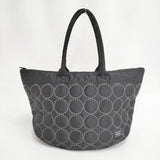 mina perhonen/PORTER tambourine TOTE BAG 定価55000円 トートバッグ ブラック レディース ミナペルホネン/ポーター【中古】6-0127G◎