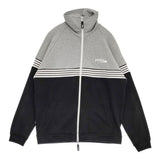 jaclar ジャクラ トラックジャケット スウェット 489-1110050 サイズL ハイネック ジャケット ブラック グレー メンズ【中古】6-0222M♪