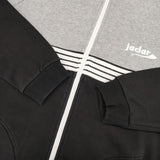 jaclar ジャクラ トラックジャケット スウェット 489-1110050 サイズL ハイネック ジャケット ブラック グレー メンズ【中古】6-0222M♪