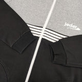 jaclar ジャクラ トラックジャケット スウェット 489-1110050 サイズL ハイネック ジャケット ブラック グレー メンズ【中古】6-0222M♪