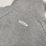 jaclar ジャクラ トラックジャケット スウェット 489-1110050 サイズL ハイネック ジャケット ブラック グレー メンズ【中古】6-0222M♪