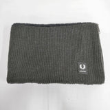 FRED PERRY MILITARY KNIT SNOOD フェイクファー ニット マフラー スヌード F19875 スヌード ブラック メンズ フレッドペリー【中古】6-0117T◎