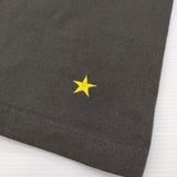 M&M CRAFT WITH PRIDE PRINT 刺繍ロゴ入り サイズL 半袖Ｔシャツ カットソー チャコールグレー メンズ エムアンドエム【中古】6-0424S♪