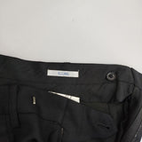 nuterm ICONS別注 ウール センタープレススラックス パンツ ブラック メンズ ニューターム【中古】6-0121T∞