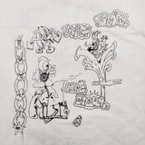 STORY mfg. ストーリーエムエフジー Grateful Alfie's Happy Soil サイズM オーガニックコットン 刺繍 半袖Ｔシャツ カットソー ホワイト メンズ【中古】6-0424S♪