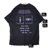 Ophrys オフリス OP25SSU03 プリント 半袖Ｔシャツ カットソー 25SS ブラック メンズ【中古】6-0601S∞