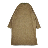45R/45rpm シェットランドツイードニットのドレス 定価52800円 ウール ワンピース カーキ レディース フォーティーファイブアールピーエム【中古】6-0121T∞