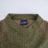 45R/45rpm シェットランドツイードニットのドレス 定価52800円 ウール ワンピース カーキ レディース フォーティーファイブアールピーエム【中古】6-0121T∞