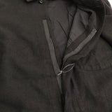 COMOLI 新品 カシミヤシルク オールインワン サイズ3 定価198000円 C03-01019 オールインワン ツナギ 25AW ブラック メンズ コモリ【中古】5-1210T♪