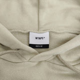 WTAPS WUT URBAN TERRITORY HOODY SCREEN サイズ02 裏起毛 プルオーバースウェット パーカー ベージュ メンズ ダブルタップス【中古】5-1210T♪