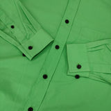 ACNE STUDIOS BD ボタンダウン shir000177 サイズ46 コットン 長袖シャツ グリーン メンズ アクネストゥディオズ【中古】6-0408M∞