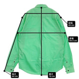 ACNE STUDIOS BD ボタンダウン shir000177 サイズ46 コットン 長袖シャツ グリーン メンズ アクネストゥディオズ【中古】6-0408M∞