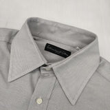 International Gallery BEAMS コットン ドレスシャツ 長袖シャツ グレー メンズ インターナショナルギャラリービームス【中古】6-0408M∞