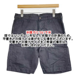 45R/45rpm コットンラミーダンガリーショートパンツ サイズ32 ショートパンツ ハーフパンツ ショーツ ネイビー メンズ フォーティーファイブアールピーエム【中古】6-0501S♪
