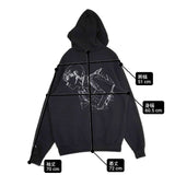 UNDERCOVER ×EVANGELION エヴァンゲリオン 定価28600円 CREEP VERY 丸の内限定 パーカー 21AW ブラック メンズ アンダーカバー【中古】6-0412M∞
