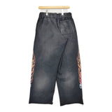 KAMIYA カミヤ Skull Flame Distressed Sweat Pants サイズS 定価48400円 G15PT076 スウェット パンツ 25AW ブラック メンズ【中古】5-1219G♪