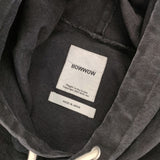 BOWWOW GALAXY SYRUP HOODIE SWEAT SHIRT プルオーバー 加工生地 パーカー ブラック メンズ バウワウ【中古】6-0408M∞