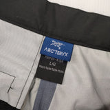 ARC'TERYX GORE-TEX 00s初期 2000年代 ベルト付き サイズL パンツ ブラック メンズ アークテリクス【中古】6-0408G∞