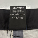 ARC'TERYX GORE-TEX 00s初期 2000年代 ベルト付き サイズL パンツ ブラック メンズ アークテリクス【中古】6-0408G∞