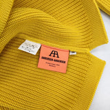 ANDERSEN-ANDERSEN フィッシャーマンセーター ウール サイズL セーター ニット イエロー メンズ アンデルセンアンデルセン【中古】6-0109T♪