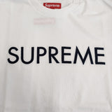 Supreme 新品タグ付き Capital S/S Top サイズL SS25KN90 刺繍ロゴ 半袖Ｔシャツ カットソー ホワイト メンズ シュプリーム【中古】5-1219S♪