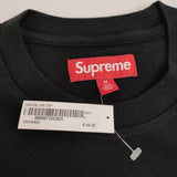 Supreme 新品タグ付き Capital S/S Top サイズM SS25KN90 刺繍ロゴ 半袖Ｔシャツ カットソー ブラック メンズ シュプリーム【中古】5-1219S♪